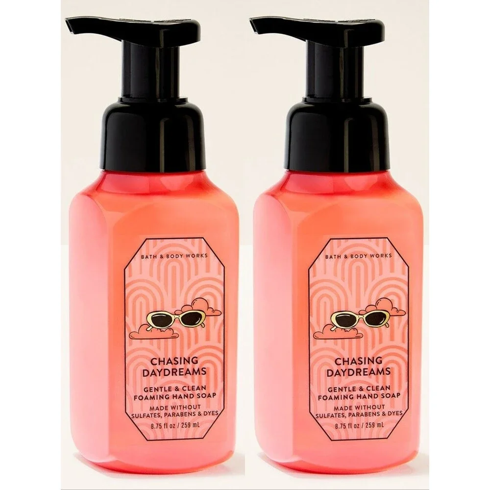 Bath & Body Works Chasing Daydreams Foaming Hand Soap Set of 2 NEW Rare